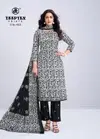 Aaliza Black And White Vol 4 By Deeptex Readymade Cotton Kurti Set